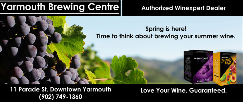 wine making kits for Valentines and Valentines beer brewing kits and supplies Yarmouth NS