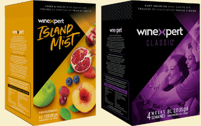 Wine kits sale at the Yarmouth Brewing Centre Yarmouth NS