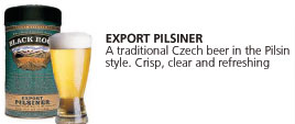 Export Pilsiner - Czech beer in the Pilsin style